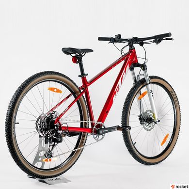 Взрослый велосипед KTM ULTRA FUN 29" рама M/43, красный (серебристо-черный), 2022