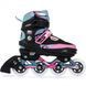 Роликовые коньки детские SFR Pixel blue-pink 33-37
