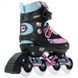 Роликовые коньки детские SFR Pixel blue-pink 33-37