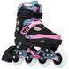 Роликовые коньки детские SFR Pixel blue-pink 33-37