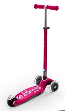 Самокат Maxi Micro Deluxe LED Розовый
