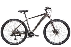 Гірський велосипед AL 29" Formula ZEPHYR 3.0 AM DD рама-2022 (темно-сріблястий з чорним (м))
