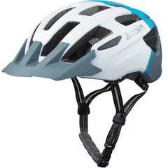 Шлем для катания защитный Cairn Prism XTR II white-blue 58-61