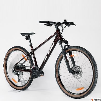 Мужской велосипед KTM PENNY LANE 271 27.5" рама S/38, темно-красный (серый), 2022