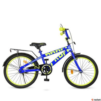 Велосипед Дитячий Flash 20д. синій, Синий