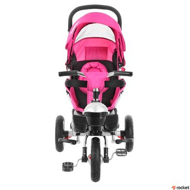 Трехколесный велосипед TurboTrike M 3647A-18 Розовый, Розовый