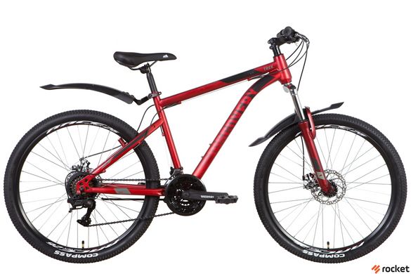Гірський велосипед 26" Discovery TREK AM DD 2022 (червоний (м))