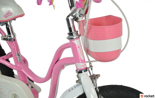 Велосипед Детский от 3 лет RoyalBaby Little Swan 14д. Розовый