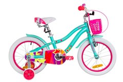 Велосипед Детский от 4 лет FORMULA CREAM 16д. Бирюзовый