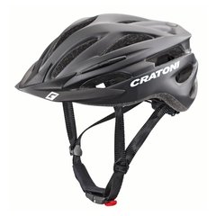 Шлем взрослый защитный Cratoni Pacer Черный матовый M (54-58 см), Черный, M