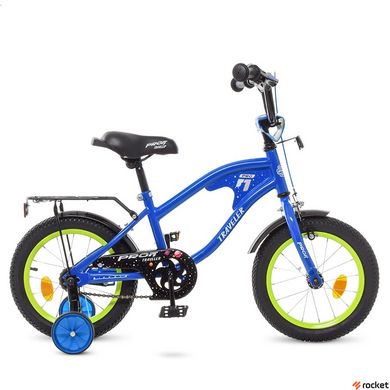 Велосипед Дитячий від 3 років TRAVELER 14д. синій