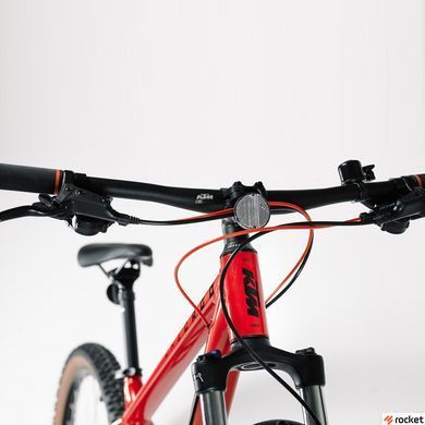 Взрослый велосипед KTM CHICAGO 291 29" рама XL/53, оранжевый (черный), 2022