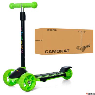 Самокат триколісний iTrike Scooter 34-GR Green