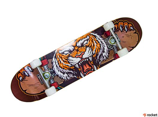 Скейтборд деревянный "Тигр"