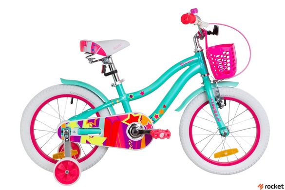 Велосипед Дитячий від 4 років FORMULA CREAM 16д. бірюзовий