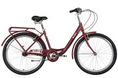 Городской велосипед 26" Dorozhnik RUBY PH 2022 (темно-красный (м))