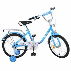 Велосипед Дитячий Flower 18д. блакитний, Блакитний