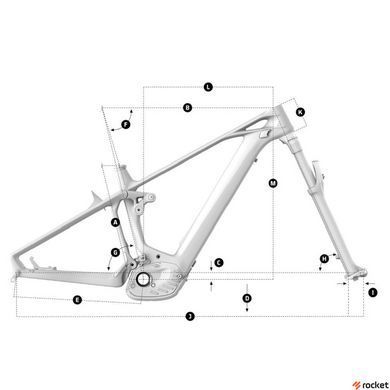 Электровелосипед MONDRAKER CRAFTY Carbon R 29" 160mm, 750Wh Bosch Performance CX Smart, Grey/Black, M