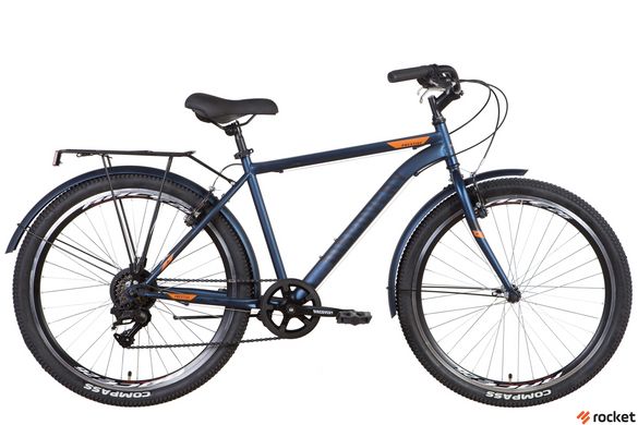 Городской велосипед 26" Discovery PRESTIGE MAN 2022 (темно-синий (м))
