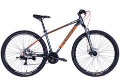 Горный велосипед AL 29" Discovery BASTION DD CS рама-17" серо-оранжевый 2025