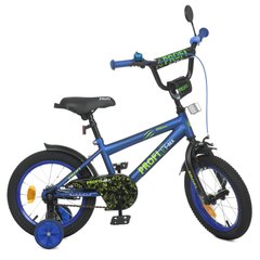 Детский велосипед от 3 лет Profi Dino 14" Синий