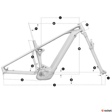 Электровелосипед MONDRAKER CRAFTY R 29" 160mm, 750Wh Bosch Performance CX Smart, Silver/Red, M