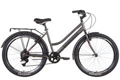 Городской велосипед 26" Discovery PRESTIGE WOMAN 2022 (темно-серебристый (м))