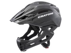 Шлем взрослый защитный Cratoni C-maniac Черный матовый S (52-56 см), Черный, S