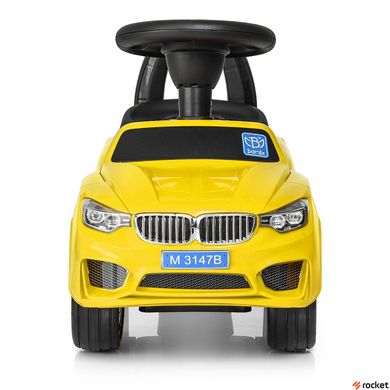Машинка каталка-толокар BMW Жовта
