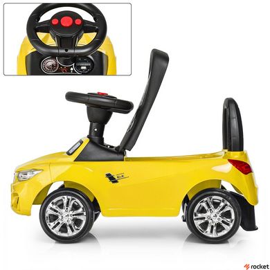 Машинка каталка-толокар BMW Жовта