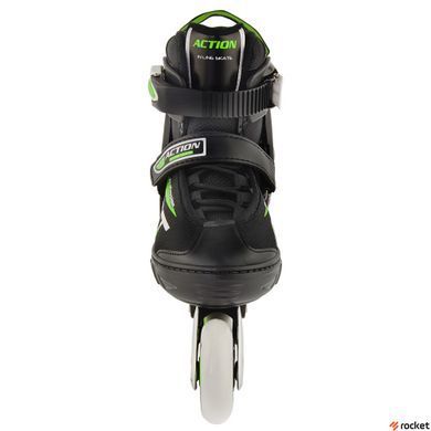 Роликовые коньки детские Action Chris PW-153B-5-1/Green/37-40