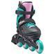 Роликовые коньки детские Rollerblade Fury 2023 black-sea green 33-38