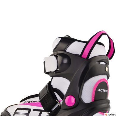 Роликові ковзани дитячі Action Chris PW-153b-5-1/Pink / 33-36