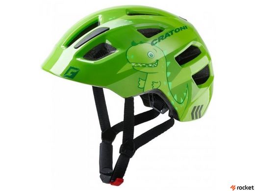 Шлем детский защитный Cratoni Maxter Donisaur XS (46-51), Зелёный, XS