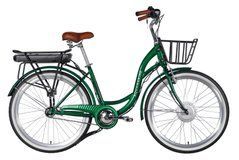 Электровелосипед 26" ST Dorozhnik eAQUAMARINE BH рама-17" 36В 13А*ч 500Вт зеленый YS 902 с корзиной 2026