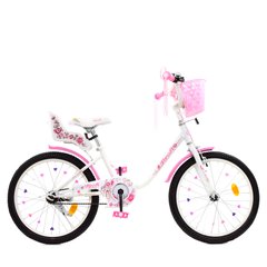 Велосипед Дитячий від 6 років Profi Flower 20д. Білий