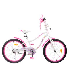 Детский велосипед от 6 лет Profi Unicorn 20" White