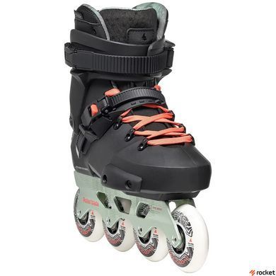 Роликовые коньки детские Rollerblade Twister XT W 2023 black-mint 230