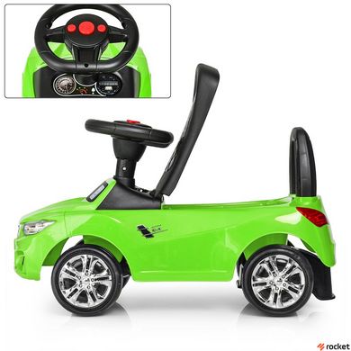 Машинка каталка-толокар BMW Зеленая
