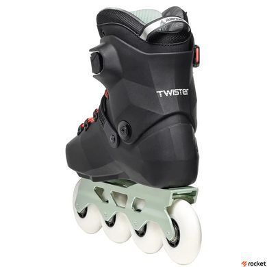 Роликовые коньки детские Rollerblade Twister XT W 2023 black-mint 230