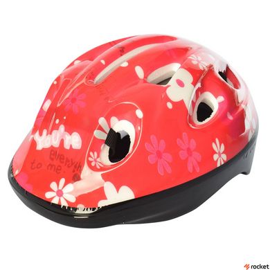 Шлем детский Happy Flower Красный