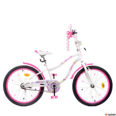 Дитячий велосипед від 6 років Profi Unicorn 20" White