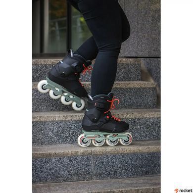 Роликовые коньки детские Rollerblade Twister XT W 2023 black-mint 230