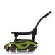 Машинка каталка-толокар с родительской ручкой Lamborghini Зеленый M 5007-5