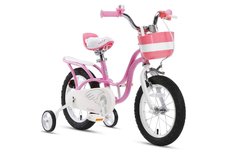 Велосипед детский от 4 лет RoyalBaby LITTLE SWAN 16" розовый