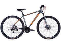 Горный велосипед AL 29" Discovery BASTION DD CS рама-19" серо-оранжевый 2025
