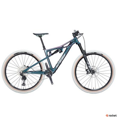 Гірський велосипед KTM PROWLER MASTER 29 " рама M / 43, синій (сіро-чорний), 2021