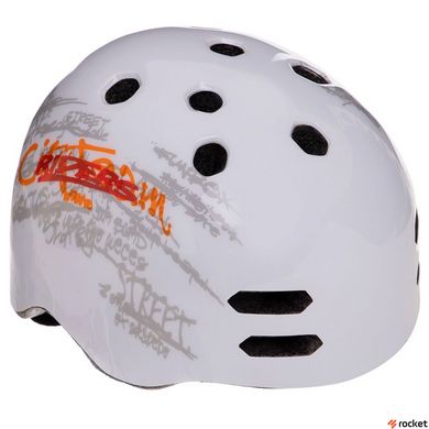 Шлем для экстримального спорта Белый Размер M (55-58)