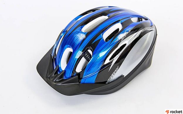 Велошлем шосейний з механізмом регулювання MV10 Синій Розмір М (55-58)