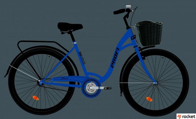 Городской велосипед Profi 28 д. Elegance Blue